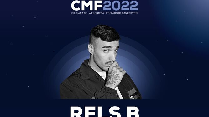 Cartel anunciador del concierto de Rels B en el Concert Music Festival 2022.