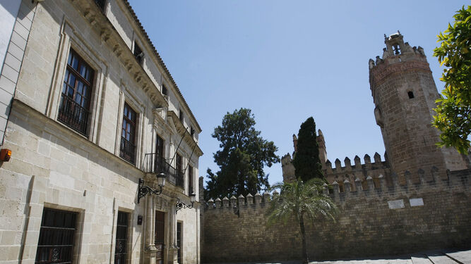 Una imagen del Palacio de Araníbar, en la plaza de Alfonso X El Sabio.