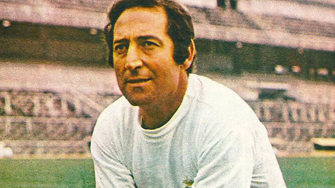 Paco Gento en el póster de una publicación deportiva a mediados de los años 60