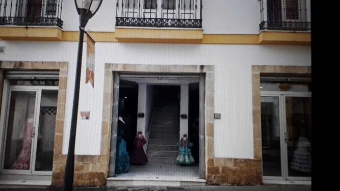 La tienda de trajes de flamenca Mariló, en la calle Ganado.