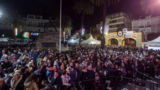 Últimos Carnavales celebrados en la plaza del Rey en 2020.