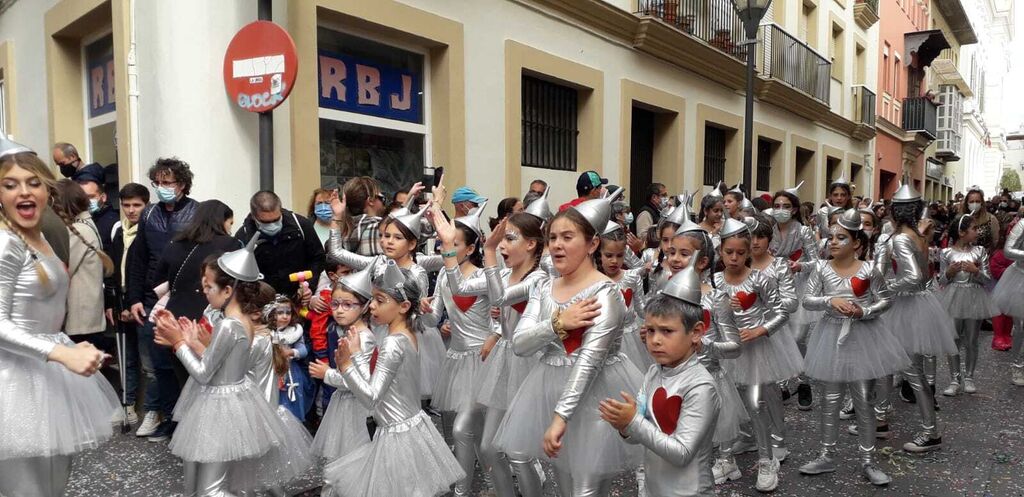 Pasacalles infantil de Carnaval por las calles de El Puerto