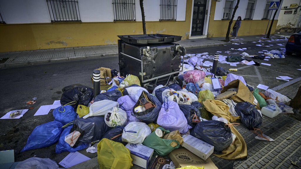Huelga de basuras en El Puerto.