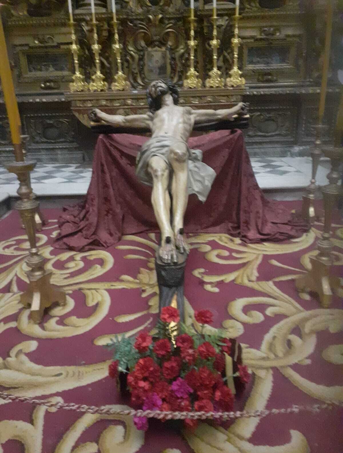 El Cristo de la Salud de Santiago sale este jueves en vía crucis