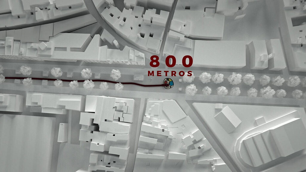 Imagen de la docuserie de Netflix '800 metros'