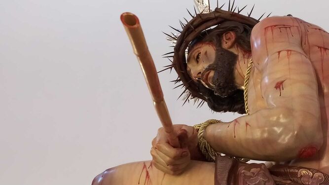 Presentada en San Fernando la nueva imagen de Jesús de la Pasión, obra de Manuel Martín Nieto.