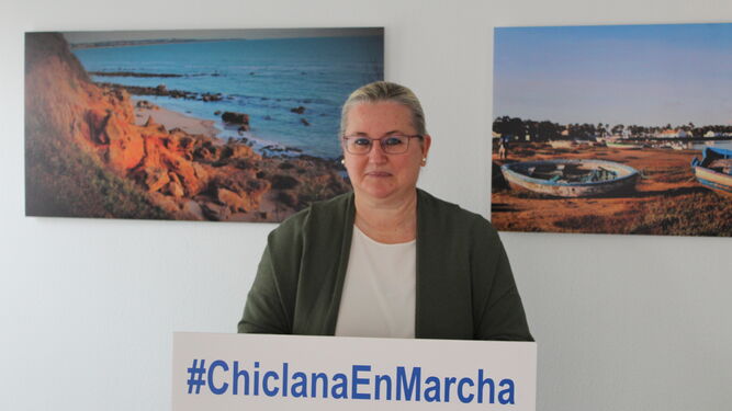 la concejala y vicesecretaria de Sanidad, Igualdad y Política Local del PP de Chiclana, Carmen Baena.