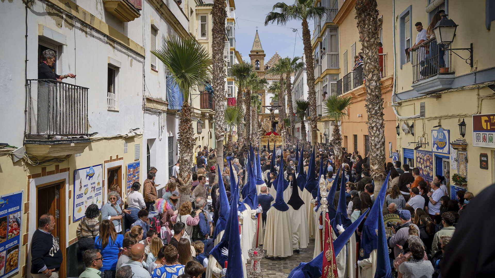 Cofrad&iacute;a de La Palma en la Semana Santa de C&aacute;diz 2022