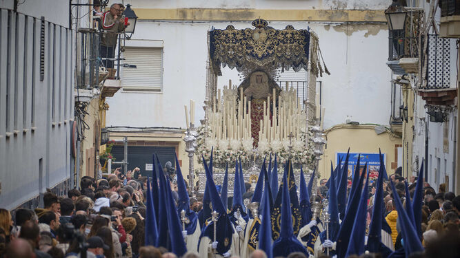 Cofradía de La Palma en la Semana Santa de Cádiz 2022
