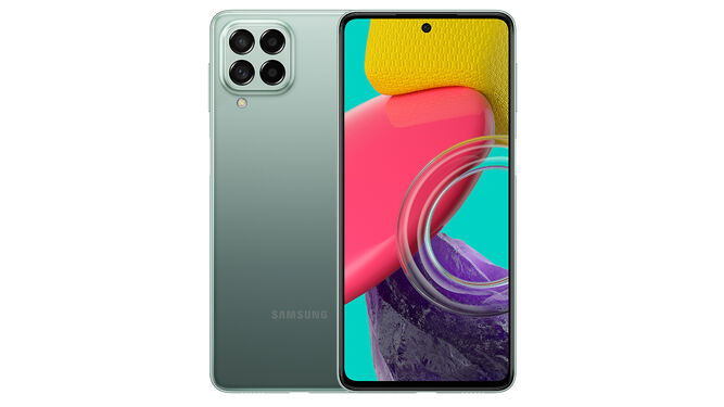 Samsung Galaxy M53 5G en verde