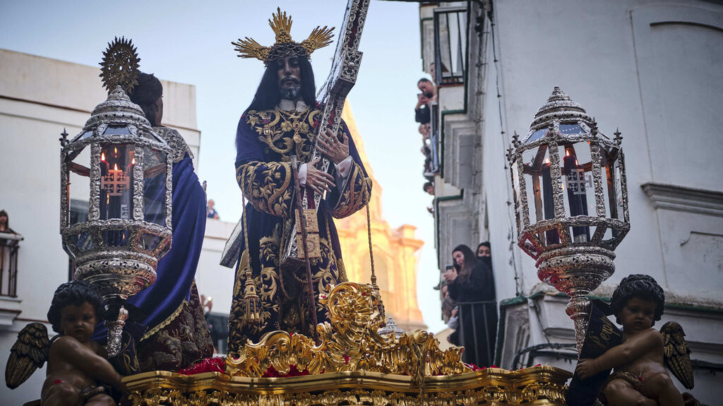 Nazareno de Santa Mar&iacute;a en la Semana Santa de C&aacute;diz 2022