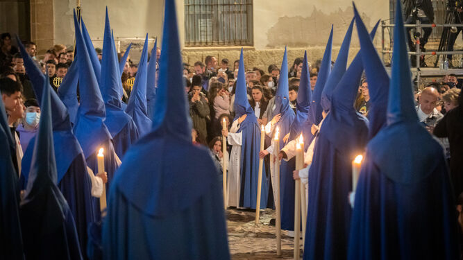 Las imágenes de la cofradía del Perdón en la Semana Santa de Cádiz 2022