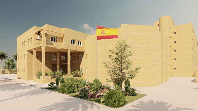 Una imagen de la nueva residencia de mayores de Las Banderas.