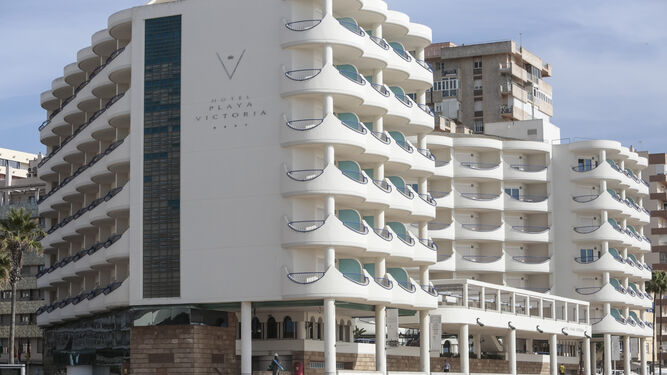El Hotel Playa Victoria de Cádiz.