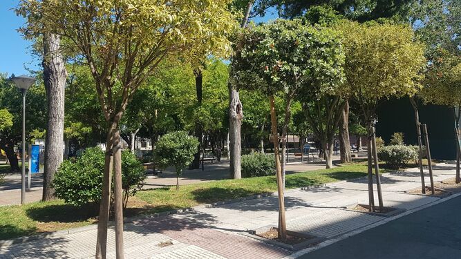 Parque Almirante Laulhé, en San Fernando.
