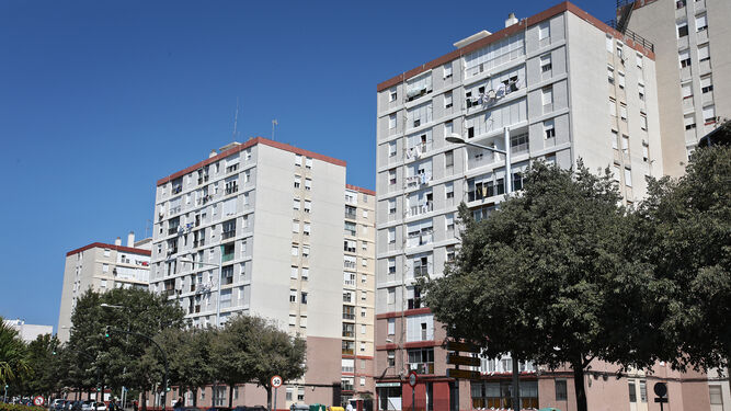 Imagen de archivo de la barriada de Guillén Moreno de Cádiz.