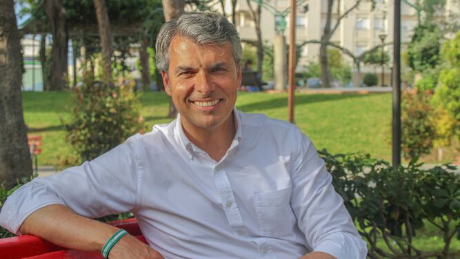 Fran Romero, cabeza de lista de la candidatura de Andaluces Levantaos en Cádiz.
