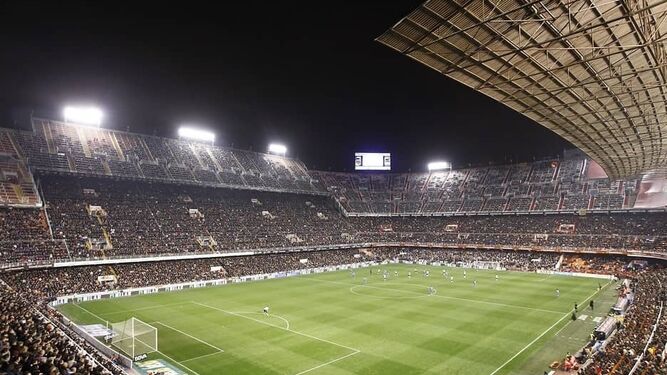 Estadio del Valencia.