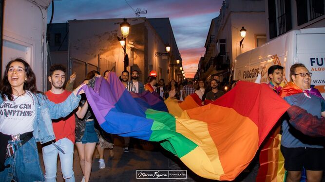 Una imagen de la manifestación del Orgullo Lgbti Portuense de 2019.