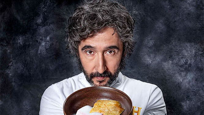 El chef Diego Guerrero en 'La Última Cena' para el canal Historia