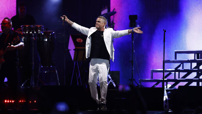 Alejandro Sanz en su concierto en junio en Sevilla