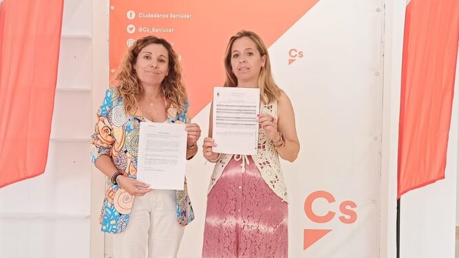 Ana Sumariva y Lucía Rodríguez son ya las únicas concejalas que le quedan a Ciudadanos en Sanlúcar.