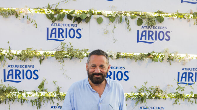 Pepón Nieto, en una fotografía tomada durante la presentación de 'Atardeceres Larios' en el Balneario de Málaga.