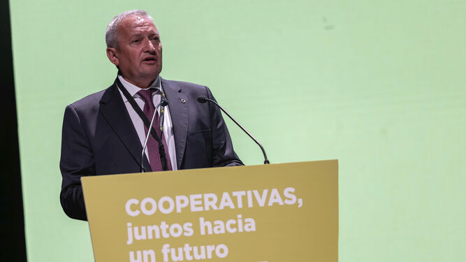 Ángel Villafranca, en el Congreso de Cooperativas.