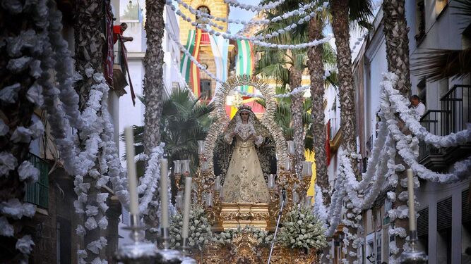Horarios e Itinerarios del Traslado de la Virgen de las Penas Coronada de Cádiz al Colegio Salle Viña. 21-23 Noviembre del 2023