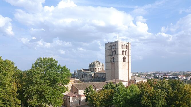 Vistas de la Catedral de Zamora.