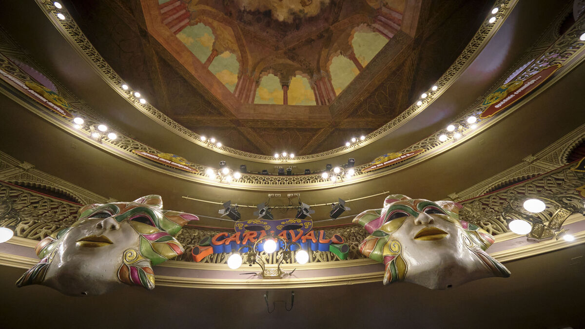 Interior del Gran Teatro Falla.