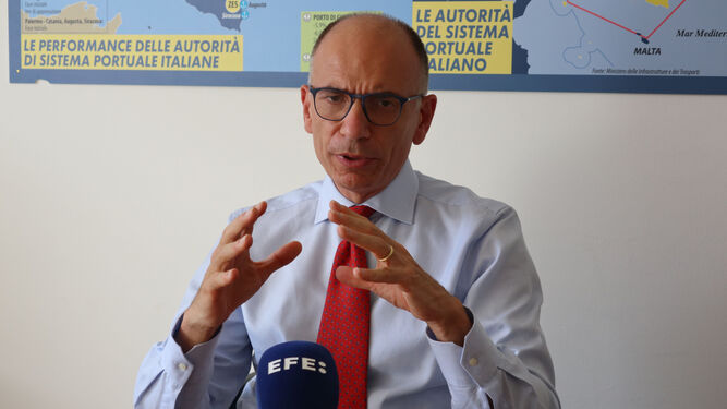 Enrico Letta, líder de la principal formación progresista italiana, el Partido Demócrata (PD).