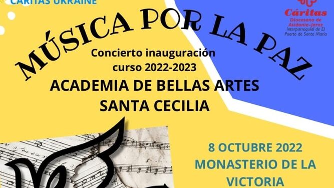 Un concierto a beneficio de Ucrania inaugurará el curso de la Academia Santa Cecilia