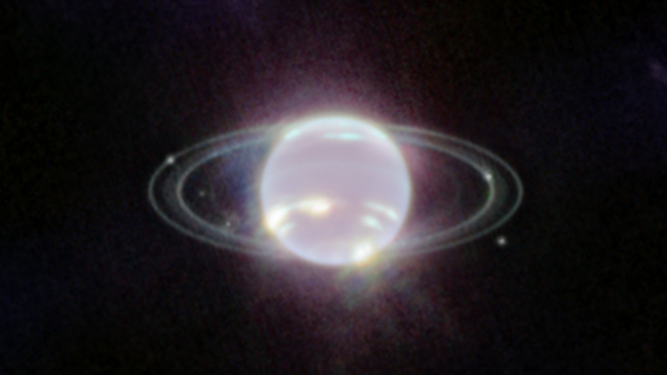 La vista más clara de los anillos de Neptuno