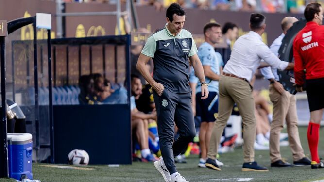 El entrenador del Villarreal, Unai Emery.