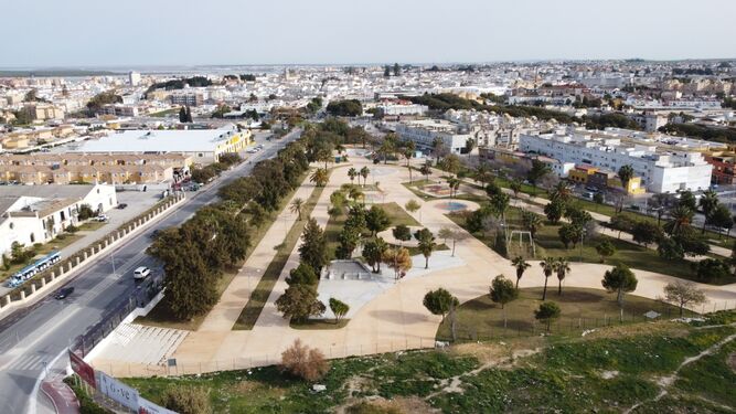 Una vista panorámica de la Ciudad de los Niños, ubicada en el también conocido como parque de La Dehesilla.
