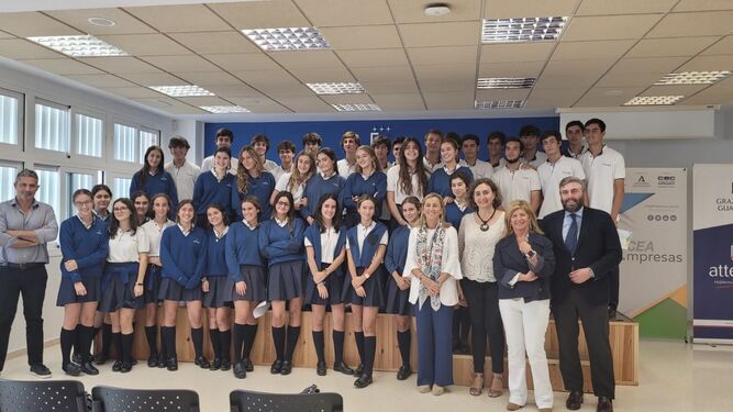 Firmado un convenio de colaboración entre el colegio Grazalema-Guadalete y la Confederación de Empresarios de Cádiz.
