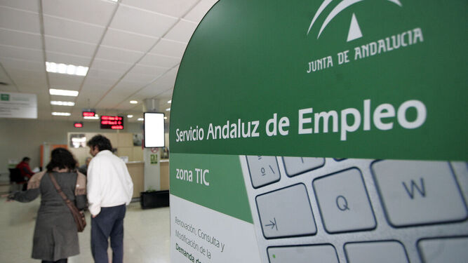 Una oficina del Servicio Andaluz de Empleo.