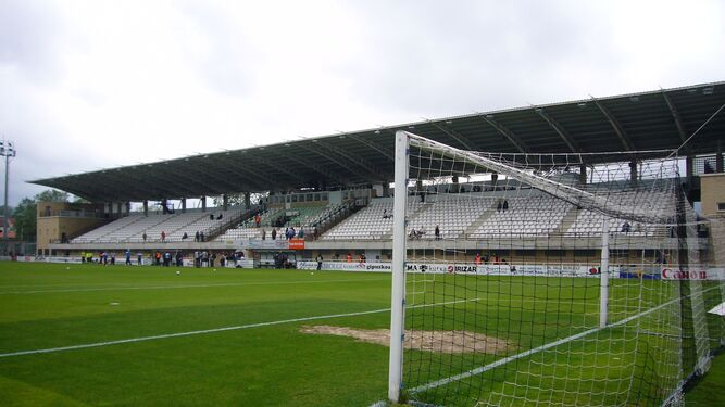 Imagen del Stadium Gal de Irún, donde se estrena esta temporada en Copa el Cádiz.