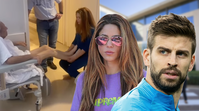 Shakira sigue de cerca la evolución de su padre en el hospital, que ha recibido la visita de Piqué