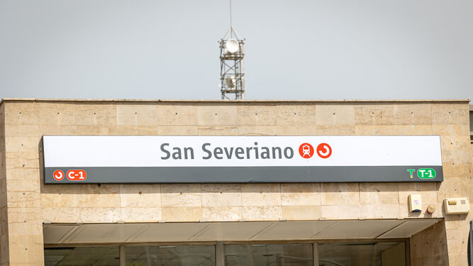Imagen de la estación de San Severiano.
