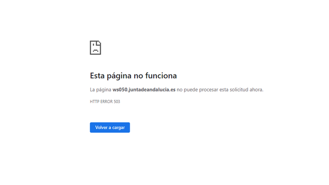 La web para solicitar el Bono Alquiler Joven en Andalucía permanece caída desde primeras horas