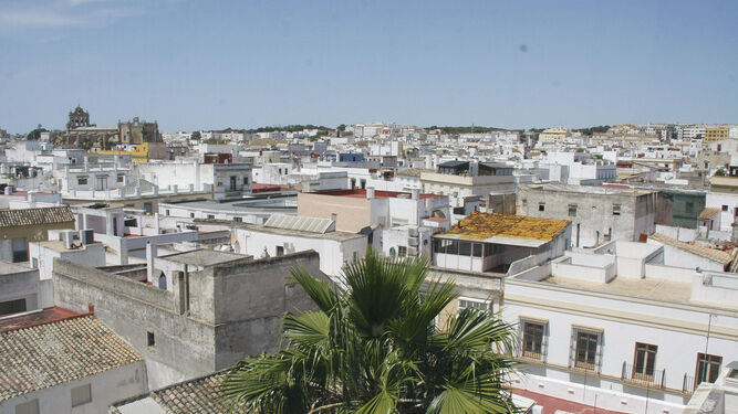 Vistas hacia el centro histórico de El Puerto