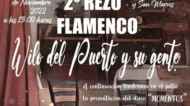 La Parroquia del Carmen y San Marcos acogerá el domingo el segundo Rezo Flamenco.
