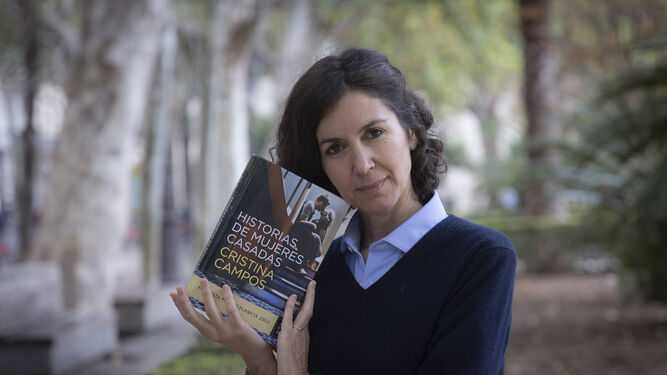 Cristina Campos (Barcelona, 1975), en una visita reciente a Sevilla para promocionar ‘Historias de mujeres casadas’.
