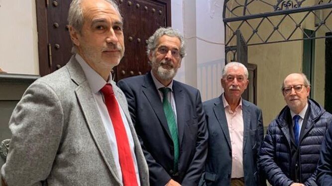 Miguel Garrido, José Almenara, Antonio Gómez de Barreda e Ignacio Moreno