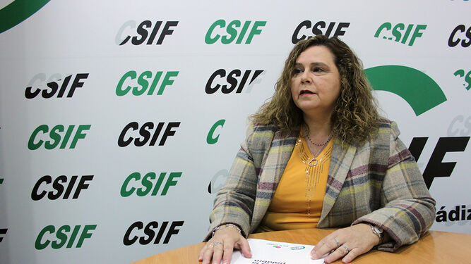 Juana Toro.  Responsable de Universidad de CSIF Cádiz