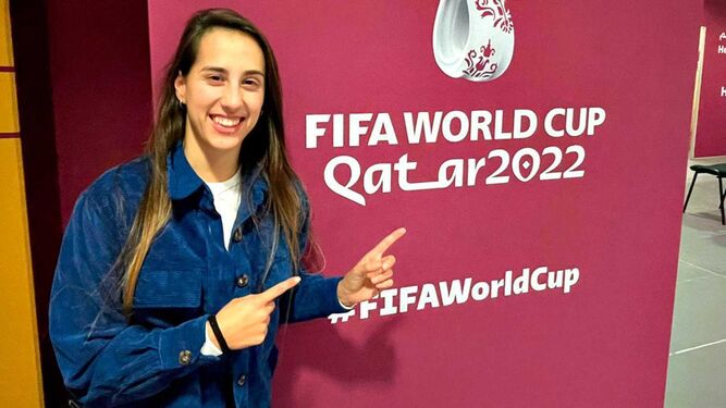 La periodista Alicia Arévalo ha sido la primera mujer que ha narrado un partido de un Mundial en RTVE.