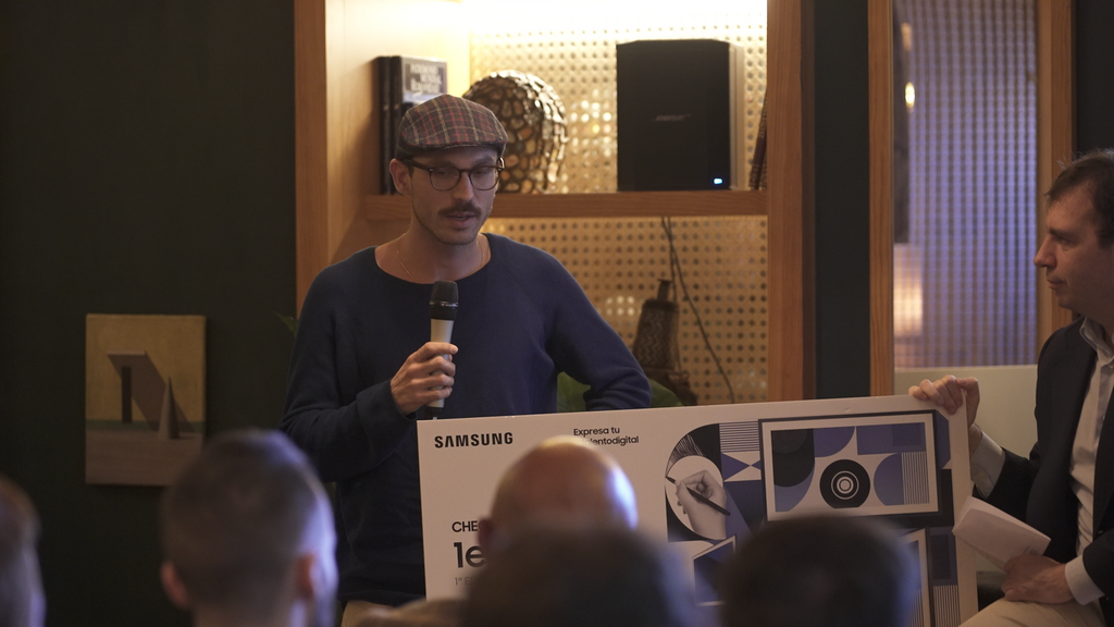 El almeriense Juan Manuel L&oacute;pez-Barajas, primer premio en la categor&iacute;a de Corto audiovisual en los Premios de Arte Digital de Samsung por su obra 'Mind'