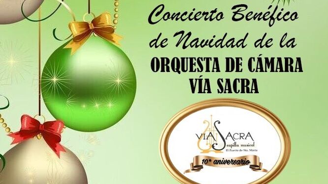 Concierto benéfico de Navidad de la Orquesta de Cámara Vía Sacra.